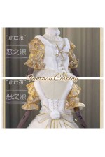 Identity V Little Girl Alice DeRoss Source of Evil White Lolita Dress Cosplay Costume